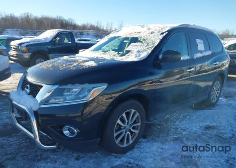 2014 Nissan Pathfinder Sv из США, поврежденный, VIN 5N1AR2MM9EC730316